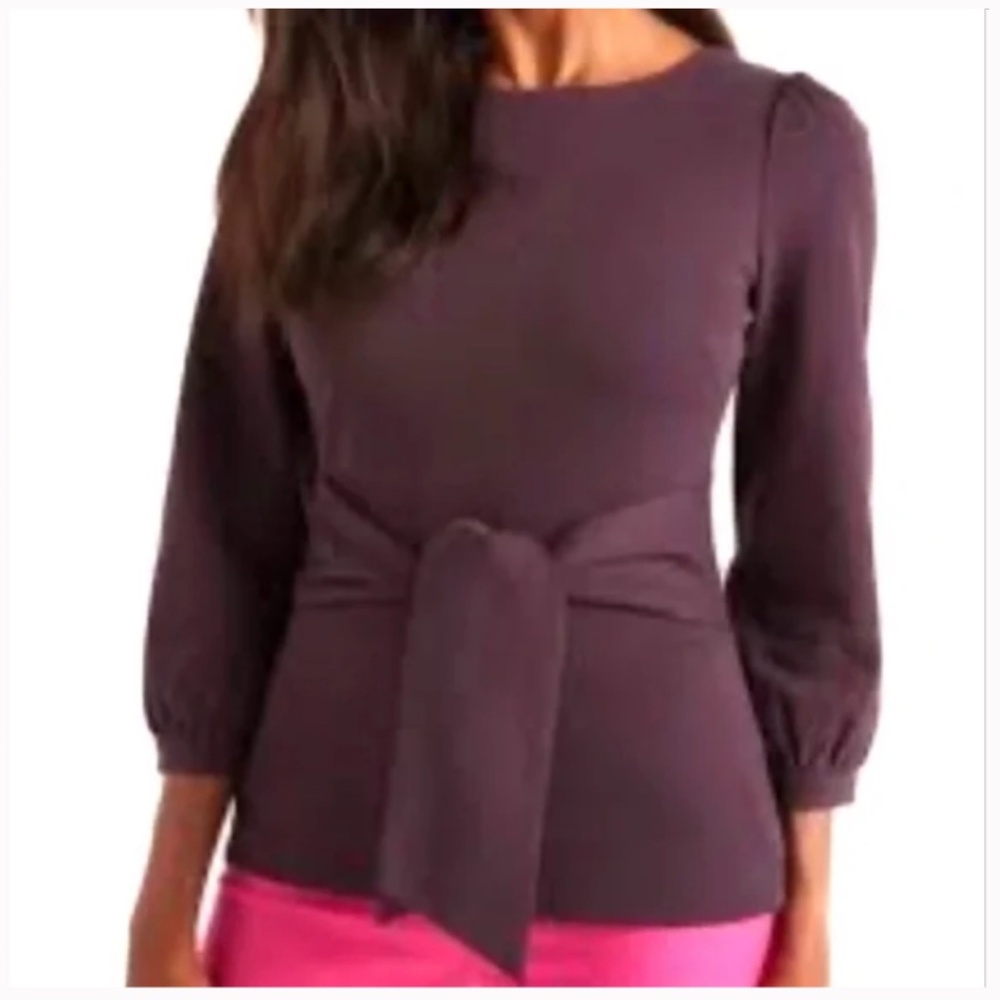Boden Josephine Ponte Knit Boat Neck Top, size 8P